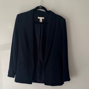 H&M Navy Tailored Blazer